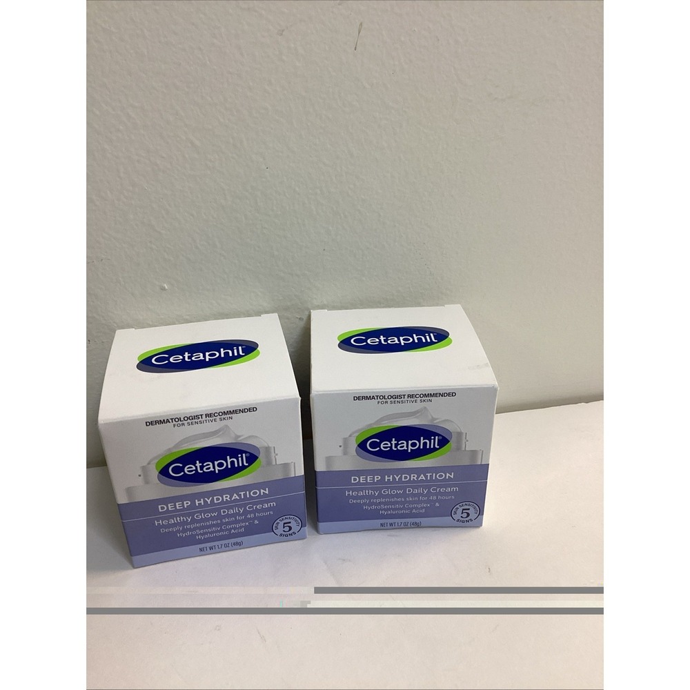 Cetaphil Deep Hydration Healthy Glow Daily Cream W/ Hyaluronic Acid 1.7 Oz